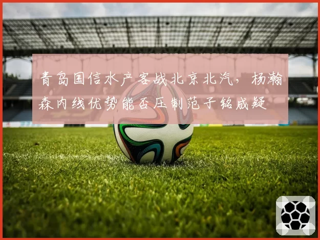 青岛国信水产客战北京北汽,杨瀚森内线优势能否压制范子铭成疑